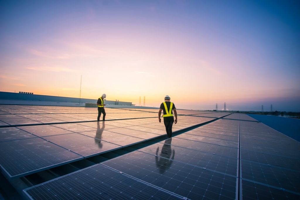 Solar panels with installer Solar For Installers