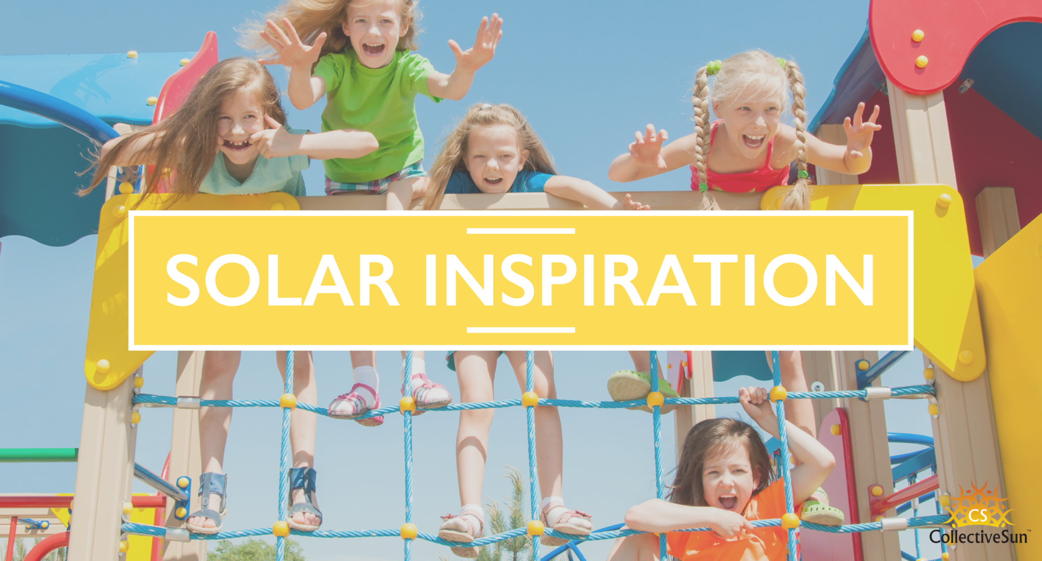 Solar Inspiration with kids in the background
