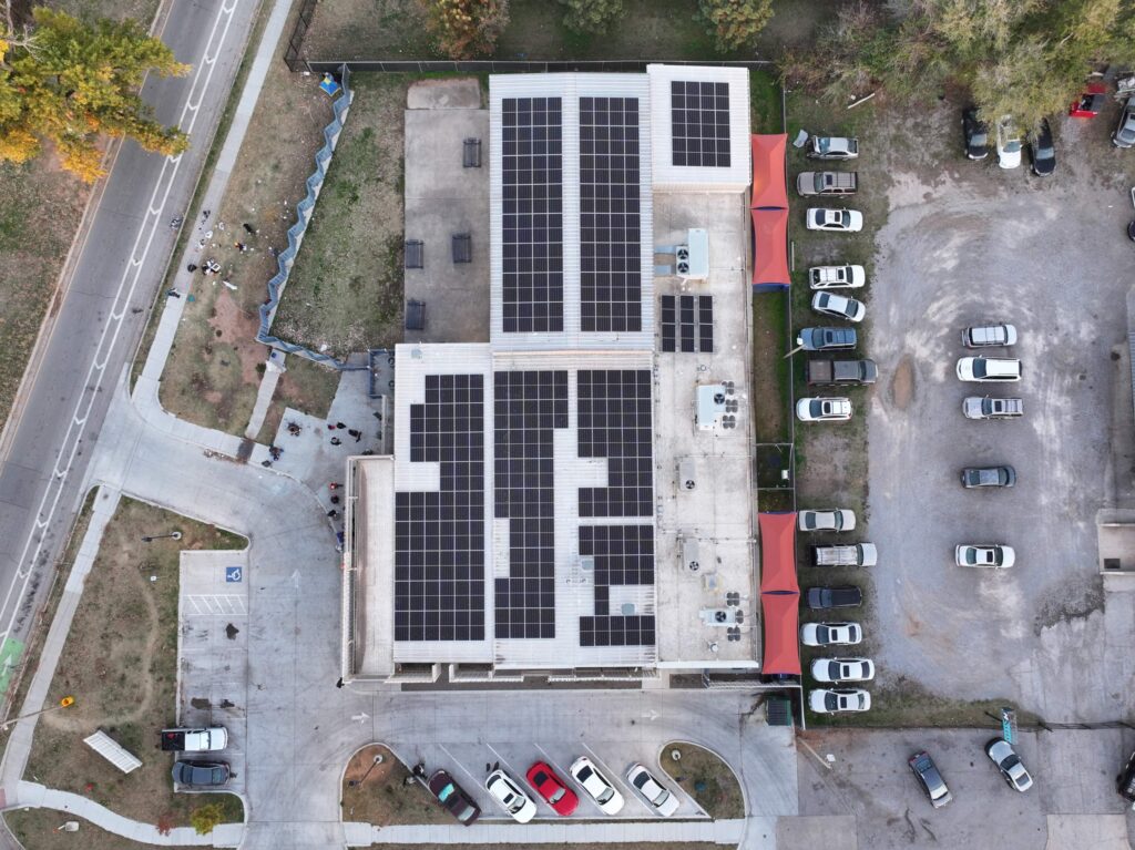 Solar on top of roof
