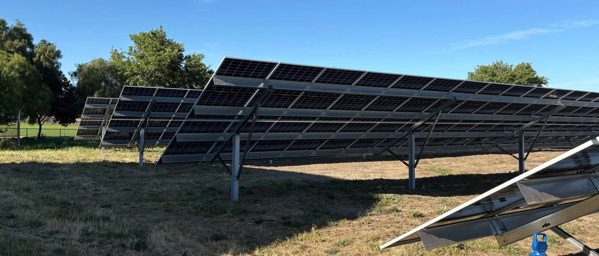 Solar panels at San Jerardo Coop
