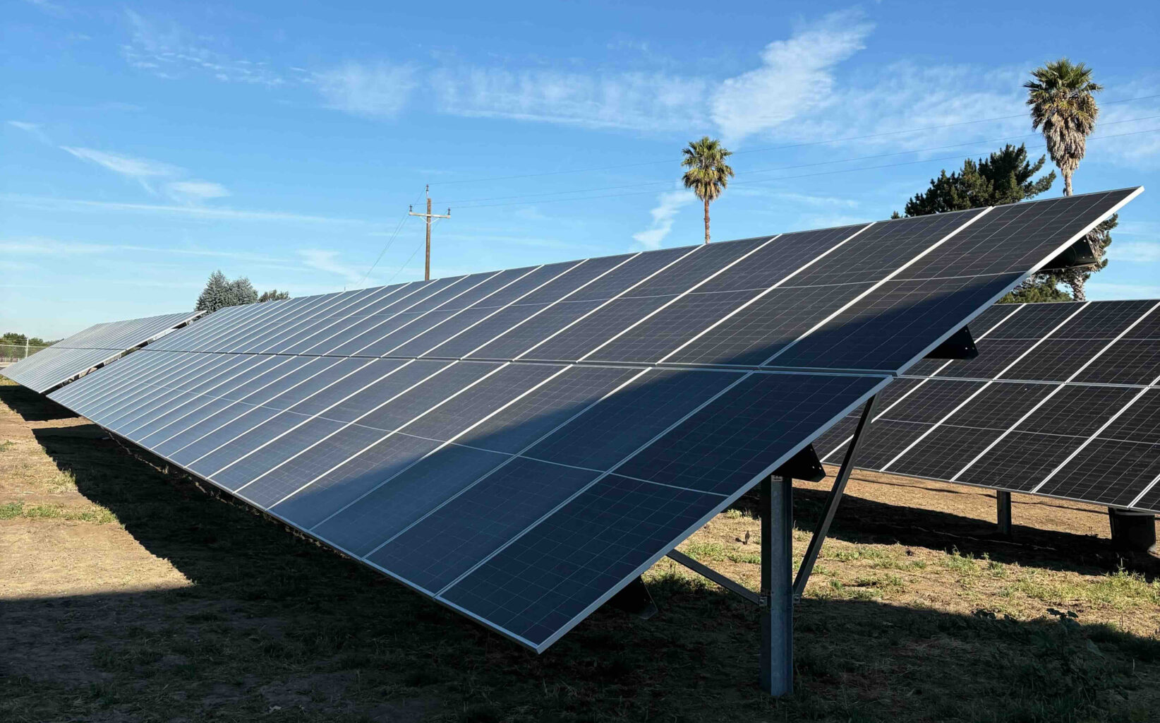 Solar panels at San Jerardo Coop